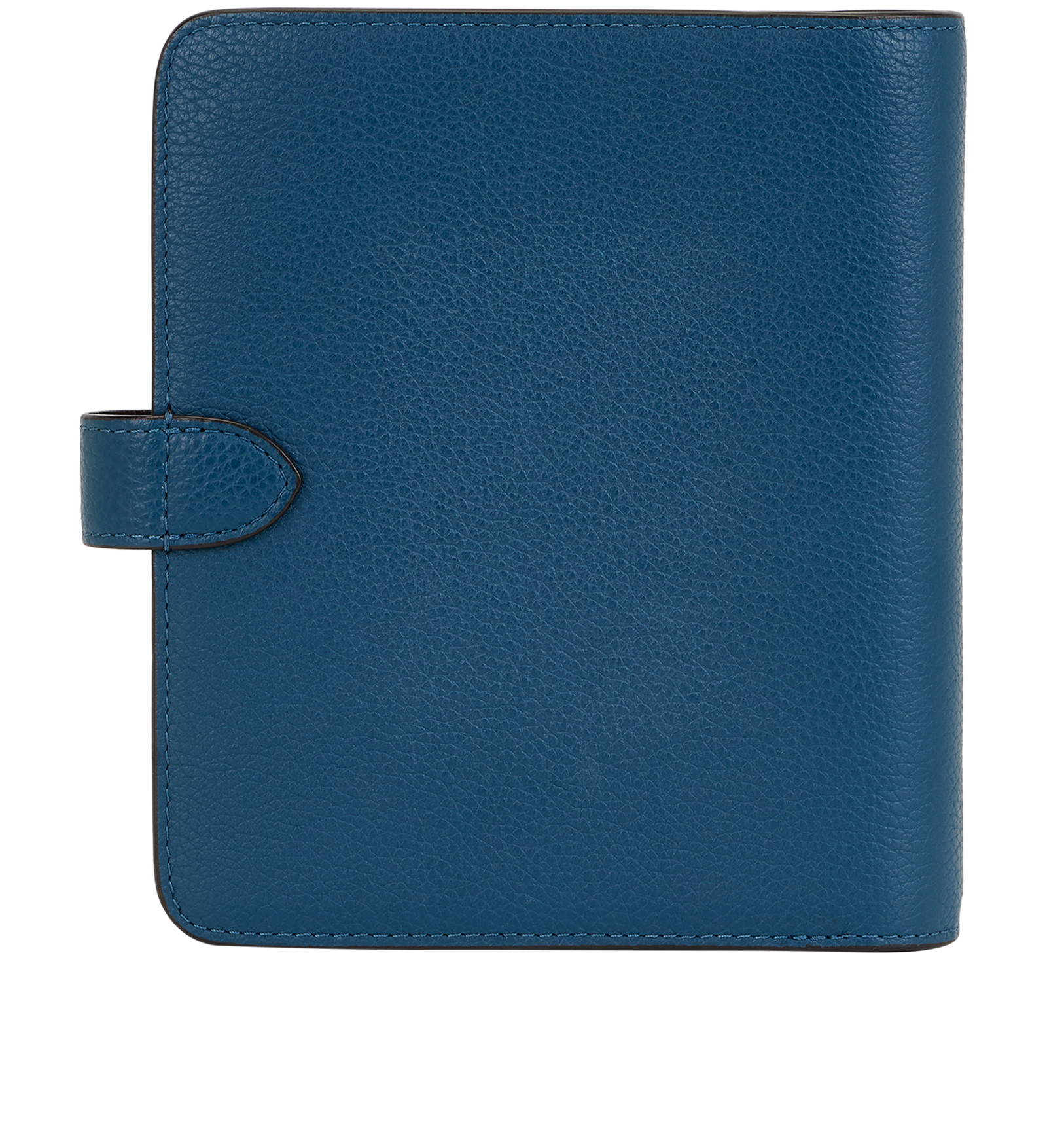 Mulberry Postman's Lock Agenda Cover, &pound;140, Accessories, Blue, Leather, Back view